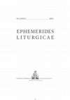 Book Review of: A. J. M. IRVING,  H. BUCHINGER (edd.), On the Typology of Liturgical Books from the Western Middle Ages Cover Page