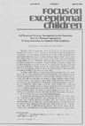 Research paper thumbnail of Self-Regulated Strategy Development in the Classroom: Part of a Balanced Approach to Writing Instruction for Students With Disabilities