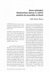 Research paper thumbnail of Novos quilombos, Metamorfoses étnicas e a difícil memória da escravidão no Brasil – Hebe Maria Mattos