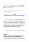 Research paper thumbnail of Sustainability thought 178: Environmental pollution management markets versus environmental pollution reduction markets: Which one is environmentally clean economy transition friendly? Why?