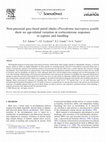 Research paper thumbnail of Non-precocial grey-faced petrel chicks (Pterodroma macroptera gouldi) show no age-related variation in corticosterone responses to capture and handling