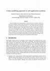 Research paper thumbnail of A data-modelling approach to web application synthesis