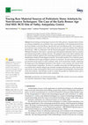 Research paper thumbnail of Tracing Raw Material Sources of Prehistoric Stone Artefacts by Non-Invasive Techniques: The Case of the Early Bronze Age (3rd Mill. BCE) Site of Vathy, Astypalaia, Greece