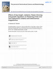 Research paper thumbnail of Effects of day-length, radiation, flower thinning and growth regulators on flowering of the vine cacti Hylocereus undatus and Selenicereus megalanthus