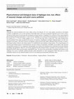 Research paper thumbnail of Physicochemical and biological status of Aghlagan river, Iran: effects of seasonal changes and point source pollution