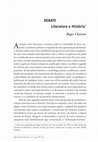 Research paper thumbnail of Literatura e História – Roger Chartier