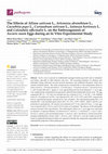 Research paper thumbnail of The Effects of Allium sativum L., Artemisia absinthium L., Cucurbita pepo L., Coriandrum sativum L., Satureja hortensis L. and Calendula officinalis L. on the Embryogenesis of Ascaris suum Eggs during an In Vitro Experimental Study