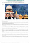 Research paper thumbnail of My Conscience Does Not Allow Me to Celebrate the Ayodhya Verdict by Abhay Kumar