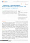 Research paper thumbnail of “Luspatercept: a lifesaving therapy for transfusion-dependent thalassemia patients with alloimmunization complications”