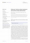 Research paper thumbnail of Editorial: Antimicrobial resistance and antimicrobial alternatives