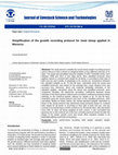 Research paper thumbnail of Paper type: Original Research Simplification of the growth recording protocol for meat sheep applied in Morocco