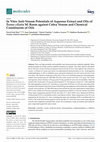 Research paper thumbnail of In Vitro Anti-Venom Potentials of Aqueous Extract and Oils of Toona ciliata M. Roem against Cobra Venom and Chemical Constituents of Oils