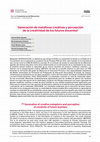 Research paper thumbnail of Generación de metáforas creativas y percepción de la creatividad de los futuros docentes