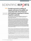 Research paper thumbnail of Parallel expression profiling of hepatic and serum microRNA-122 associated with clinical features and treatment responses in chronic hepatitis C patients