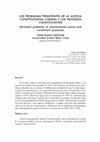 Research paper thumbnail of Los problemas persistentes de la justicia constitucional chilena y los procesos constituyentes.