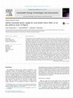 Research paper thumbnail of Hybrid renewable power supply for rural health clinics (RHC) in six geo-political zones of Nigeria