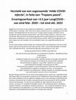 Research paper thumbnail of Dagboek van een Long COVID patiënt - Genezen verklaard na meer dan 3.5  jaar LongCOVID. Dit dankzij een zachte aanpak - bij een dysfunctie van autonome zenuwstelsel/op hol geslagen immuunsysteem/PEM. Hierbij ook een studie over Neuraal Therapie.