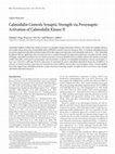 Research paper thumbnail of Calmodulin Controls Synaptic Strength via Presynaptic Activation of Calmodulin Kinase II