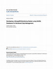 Research paper thumbnail of Developing a MongoDB Monitoring System using NoSQL Databases for Monitored Data Management