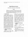 Research paper thumbnail of Digital Reference Service