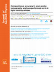 Research paper thumbnail of Compositional accuracy in atom probe tomography analyses performed on III-N light emitting diodes