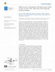 Research paper thumbnail of High-accuracy transmission and fluorescence XAFS of zinc at 10 K, 50 K, 100 K and 150 K using the hybrid technique