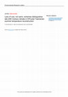 Research paper thumbnail of Lack of cool, not warm, extremes distinguishes late 20th Century climate in 979-year Tasmanian summer temperature reconstruction