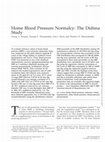 Research paper thumbnail of Home blood pressure normalcy: The Didima study