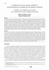 Research paper thumbnail of EVIDÊNCIAS DE EDUCAÇÃO CIENTÍFICA EM PROGRAMA DE FORMAÇÃO NO ENSINO SUPERIOR EVIDENCE OF SCIENTIFIC EDUCATION IN A HIGHER EDUCATION TRAINING PROGRAM