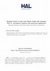 Research paper thumbnail of Trapped modes in thin and infinite ladder like domains. Part 2: Asymptotic analysis and numerical application