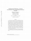 Research paper thumbnail of Polydimensional Relativity, a Classical Generalization of the Automorphism Invariance Principle