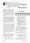 Research paper thumbnail of Siebert 1997 project design workshop for museum development (1)