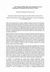 Research paper thumbnail of The Climate of Philosophy: The Ecological Crises as a Challenge for Philosophy and the History of Ideas