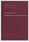 Research paper thumbnail of Just published in BZAR: James Douglas Wilson, Redefining the Roles of Rural Levites (2024)