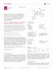 Research paper thumbnail of Crystal structure of 2-[12-methyl-14-phenyl-10,13,14,16-tetra-aza-tetra-cyclo[7.7.0.0(2,7).0(11,15)]hexa-deca-1(16),2,4,6,9,11(15),12-heptaen-8-yl-idene]propandi-nitrile