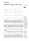 Research paper thumbnail of Questões de gênero e políticas da terra