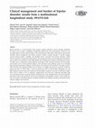 Research paper thumbnail of Clinical management and burden of bipolar disorder: results from a multinational longitudinal study (WAVE-bd)