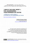 Research paper thumbnail of «Who’s the girl now?»: The #GamerGrrrl togetherness on TikTok