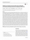 Research paper thumbnail of Validation of competing structural models of inter-relationships in the teaching–learning ecosystem for two Malaysian STEM courses