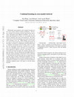 Research paper thumbnail of Continual learning in cross-modal retrieval