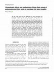 Research paper thumbnail of Chronotropic effects and mechanisms of long-chain omega-3 polyunsaturated fatty acids on heartbeat: the latest insights