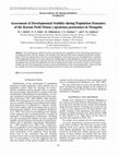 Research paper thumbnail of Assessment of Developmental Stability during Population Dynamics of the Korean Field Mouse (Apodemus peninsulae) in Mongolia