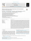 Research paper thumbnail of Differences between the child and adult brain in the local functional structure of the cerebral cortex