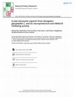 Research paper thumbnail of A new tetracyclic saponin fromAstragalus glycyphyllosL. and its neuroprotective and hMAO-B inhibiting activity