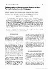 Research paper thumbnail of Determination of Antimicrobial Agents in Non-Formalin Adhesives for Wallpaper