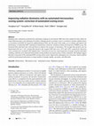 Research paper thumbnail of Improving radiation dosimetry with an automated micronucleus scoring system: correction of automated scoring errors