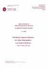 Research paper thumbnail of Well-being composite indicators for Italian municipalities: case study of Basilicata