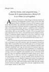 Research paper thumbnail of "Aki hisz benne, nem szégyenül meg…" Ézsaiás 28,16 újraértelmezései a Róma 9,33 és az 1Péter 2,6 szövegeiben