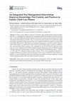 Research paper thumbnail of An Integrated Pest Management Intervention Improves Knowledge, Pest Control, and Practices in Family Child Care Homes