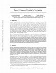 Research paper thumbnail of Latent Compass: Creation by Navigation